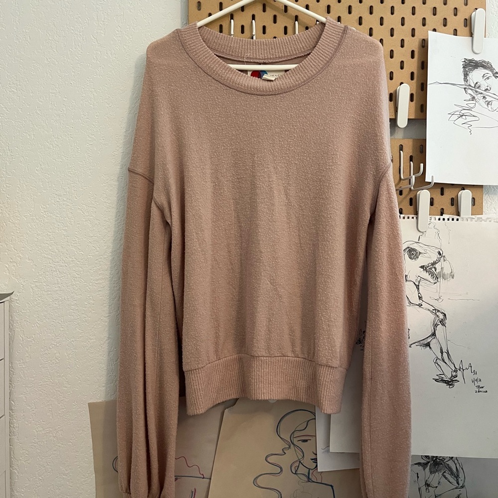 Cozy Free People Beach Sweatshirt